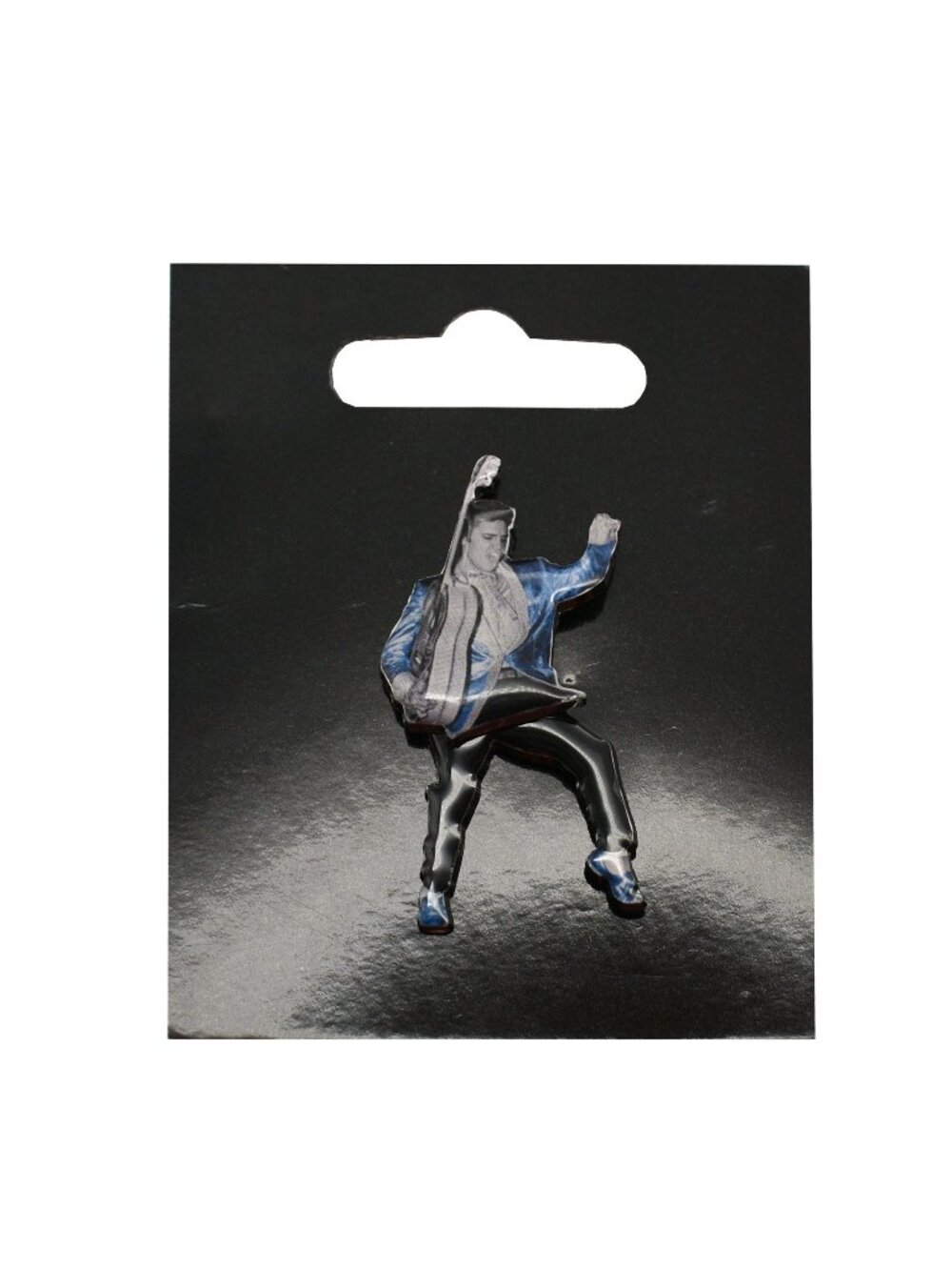 Elvis Presley Lapel Pin Blue Suede Shoes Licensed New Lanyard Neck Strap Jacket